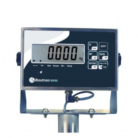 Báscula con columna inoxidable TMH