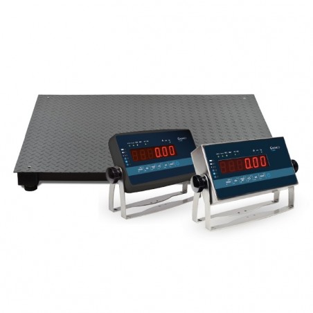 BÁSCULA INDUSTRIAL PLATAFORMA 4 CELULAS Y VISOR GI400 LED