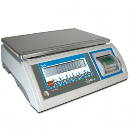 Balanza con impresora incorporada Serie RAD