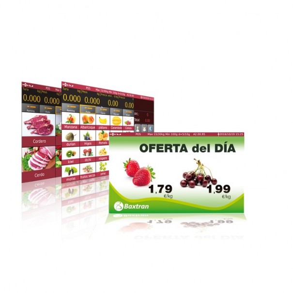 Balanza comercial táctil Baxtran M80