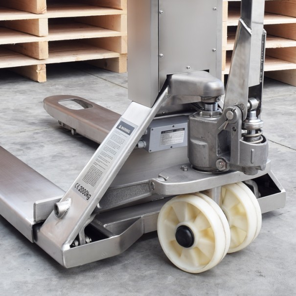 Transpaleta Pesadora TP410i WIDE Inoxidable