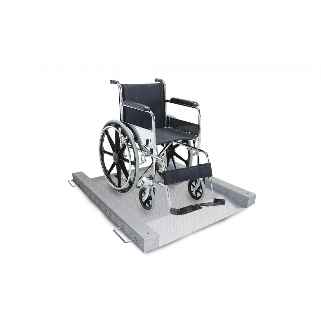 Báscula para pesar personas en silla de ruedas