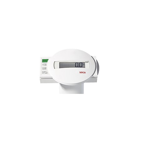 Báscula pesapersonas electrónica con columna y ruedas Seca 769