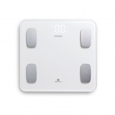 Balanza de baño con bluetooth para medir la grasa corporal Crystal
