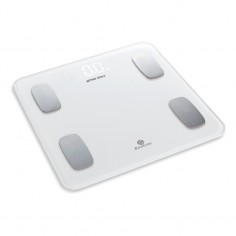 Balanza de baño con bluetooth para medir la grasa corporal Crystal 2