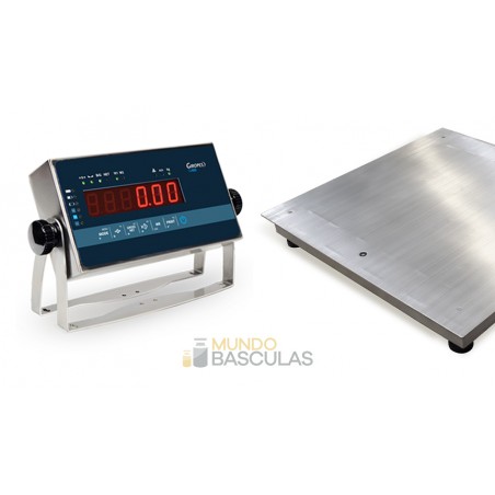 Báscula industrial de suelo en acero inoxidable BXS