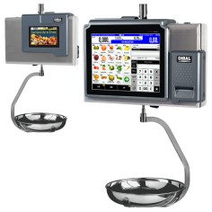 Balanza colgante inoxidable con pantalla táctil Dibal Serie D-900